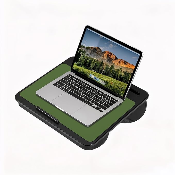 Jotsome Leather Desk Pad Mat, Non-Slip Desk Blotter Pad - Desk Protector for Office, Home, Lap Desk, Laptop, and Desktop, Gift for The Holidays (Forest Green, 17" x 12")