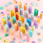 24 Pcs Cute Retractable Eraser for Pencils Cute School Supplies Kawaii Erasers for Kids Fun Cartoon Erasers Back to School Supplies Kid Party Favors Gift (Style 5)