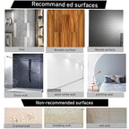 Double Sided Foam Tape,Heavy Duty Mounting Tape,56Pcs 3mm thickness Self-Adhesive Tape,Super-Sticky Black Strong Pads Include Square Round,Waterproof for Walls Door Wood Metals Glass Papers (Black)