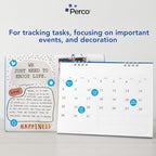 Perco Light Blue 1-Inch Round Circle Dot Sticker Labels with Easy Peel Perforation - 1,000 Labels per Roll - Strong Adhesion, Vibrant Colors for Organizing, Crafting & More - Made in USA
