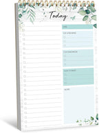 To Do List Notepad, Daily Planner Notebook with 52 Tear-off Sheets, Undated Writing Organizer for Daily Tasks and Goal, Coiled Task Track Checklist Productivity Pad for Office, Classroom, Home, School