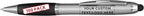 DISCOUNT PROMOS Custom Stylus Ballpoint Pens Set of 100, Personalized Bulk Pack - Black Ink, Great for Office, School, Business, Tradeshows, Events - Black