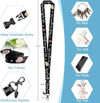 ID Badge Holder with Breakaway Lanyard, Nurse Lanyards for ID Badges Name Tags ID Card Holder, Cute Badge Reel Badge Clip Retractable, Pharmacy Technician Pharmacist Design
