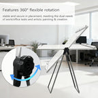 KIZZBY Double Sided White Board with Stand - 36" x 24" Portable Magnetic Flip Easel Whiteboard U-Stand Height Adjustable & 360° Rotation Dry Erase Board for Home Office Classroom