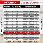 SightPro 15.6 Inch 16:9 Laptop Privacy Screen Filter - Computer Monitor Privacy Shield and Anti-Glare Protector