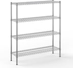 Regal Altair 14" Deep x 48" Wide x 54" Height Wire Shelving Kit | 4-Tier | NSF Commercial Storage Rack Unit