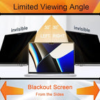Privacy Screen for MacBook Pro 14 Inch 2021-2025 M5/ M4 /M4 Pro /M4 Max /M3 /M3 Pro /M3 Max /M2 Pro /M2 Max /M1 Pro /M1 Max, Magnetic Removable Anti Blue Light Glare Screen Protector