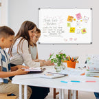 AMUSIGHT 3 Pack Double-Sided Magnetic Whiteboard, 36" x 24" Dry Erase Board, Aluminum Frame White Board for Wall, Hanging Mounting White Board Dry Erase Marker Board for Office, School, Home