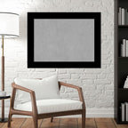 Amanti Art Black Framed Magnetic Board 25x33 Medium Vision Board for use with Magnets, 100% Metal Sheet to Display Items as Office Decor or for Home Organization in mudroom, Kitchen or Kids Room