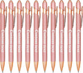 CRME Personalized Pens Custom Ballpoint Pen with Stylus Tip Customized Engraved Pens with Name Business Logo Nurse Gifts Office Supplies for Women Customizable Writing Pen for Men Rose Gold