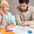 Dry Erase XY Axis Graph Lap Boards 9”X12” for Student and Classroom Use, Math whiteboards (Double Sided White Boards) Erasers Included (12 Pack Graph)