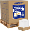 Metronic 1 Pallet Bubble Mailer 8.5x12 Inch White Total 6000 Pack Usable Size 8.5x11" Waterproof Padded Envelopes Cushioning for Shipping,Jewelry Makeup Supplies, Packaging Bulk