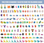 CLOCK KING 156pcs 3D Cute Kids Erasers, Random Desktop Pet Toys Gifts, Classroom Rewards Kids Party Gifts, Various Styles Such as Animals, Food, Plants, Space, Princess, Sports, Halloween, Christmas
