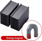EEOYU Magnetic Label Holders with Magnets, Data Card Holders with Clear Plastic Protectors, Set of 30 (1 x 2 Inch)