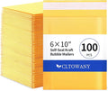 Cltowany Padded Envelopes 6×10' Inch 100 Pack Self-Sealing Paper Envelopes for Shipping, Mailing,Packaging,Strong Adhesion Envelope Mailers
