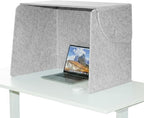 Keemute Desktop Partition Divider - Foldable Acoustic Privacy Screen Sound Absorbing Panel for Office & Home, Desk Shade for Cubicle to Block Light, 32.3" W x 19.7" D x 23.2" H