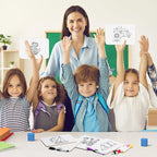 Affrolling 6 Sets Small Whiteboard Dry Erase Boards 5" x7'' Mini Double Sided Dry Erase Lap Boards with Markers Erasers Pen Holders Personal Whiteboards for Students Classroom Teacher