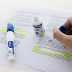 BAZIC Metal Tip Correction Pen & Correction Fluid (2/Pack)