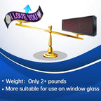 LED Sign,Programmable LED Sign,Flexible Scrolling LED Message Display,Bluetooth APP,DIY Design Colours,Text, (36"x 8")
