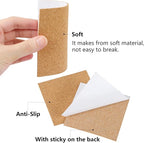 MIDELONG Self-Adhesive Cork Sheets 4"x 4" for DIY Coasters, Board Squares Backing Tiles Mat With Strong Adhesive-Backed, Mini Wall Board, Pack of 10