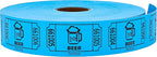 Tacticai 1000 Raffle Tickets, Beer, Blue, Single Roll, Ticket for Events, Entry, Reward, Fundraiser & Prizes