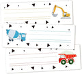 30 Name Tags for Classroom Cubbies, 3x9 in Constructions Name Plates for Desks, Classroom Must Haves for Teachers Elementary - A08