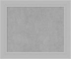Amanti Art Silver Framed Magnetic Board 20x24 Small Vision Board for use with Magnets, 100% Metal Sheet to Display Items as Office Decor or for Home Organization in mudroom, Kitchen or Kids Room