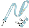 Wristband Bros Custom Lanyards For ID Badges, Keys & More | Add Text & Logos | Choose Your Attachment | Bulk Quantities For Events