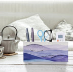 Exqcom Inhale Exhale Meditation Mental Health Pen Pencil Holder, Therapy Office Decor, Inspirational Pencil Pen Holder Organizer for Meditation Room Counseling Office Desk Accessories