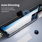 Quntis Computer Monitor Lamp, Screen Monitor Light Bar for Eye Caring, USB Reading LED Task Lamp with Auto-Dimming, Dimmable Light Bar, Touch Control, No Glare Space Saving Home Office Desk Lamps