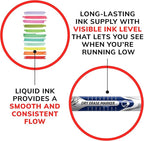 BIC Magic Marker Dry-Erase Markers, Pocket Style, Bullet Point, Assorted, 4-Pack