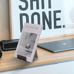 ZOEY Acrylic Book Stand with Ledge Clear Black Display Easels Plate - 5 Pack Large Book Holder Easel Stand for Display, Music Sheets, Artworks, CD, Tablet Holder