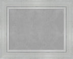 Amanti Art Silver Framed Magnetic Board 25x31 Medium Vision Board for use with Magnets, 100% Metal Sheet to Display Items as Office Decor or for Home Organization in mudroom, Kitchen or Kids Room