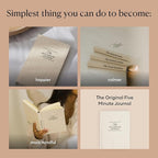 Intelligent Change The Five Minute Journal - Original Daily Gratitude Journal 2025 for Happiness, Mindfulness & Reflection - Daily Affirmations - Undated Planner Gifts for Women & Men