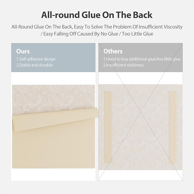 Amantech 12 Pack Acoustic Panels Self Adhesive Sound Proof Foam, High Density Sound Acoustic Panel, 12X12X0.4 Inch Square Panels in Home, Office, Reccording Room, Studio,and more(Beige)