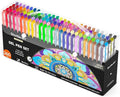 Shuttle Art 260 Pack Gel Pens Set, 130 Colors with 130 Refills for Adults Coloring Books Drawing Crafts Scrapbooking Journaling