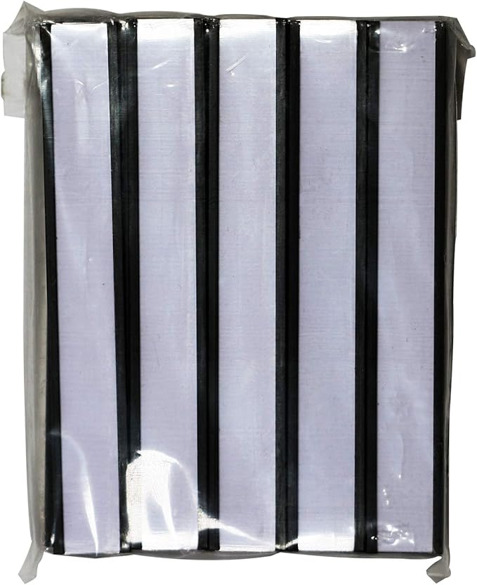 SmartSign Magnetic 'C' Channel Label Holders for Metal Racks and Shelves | 0.5" x 4" Pack of 25