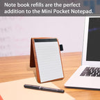 Nichela 8 Pcs Note Pads Refills 3 x 5 inches Memo Small Notebook Writing Pads with 30 Sheets Each Pad College Ruled Lined Paper NotePads White