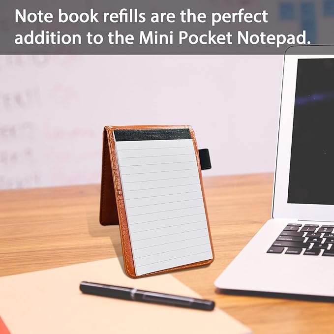 Nichela 20 Pack Small Notepad, 3 x 5 Inch Ultra Quality Note Pads, Server Lined Papers and Desk Notepads for Office Supplies, Writing and Memo pads 30 Sheets Each