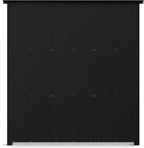 SIMPLIHOME Artisan Bookcase - 43 inch Tall 9-Cube Solid Wood Cube Organizer in Black, Transitional Storage Bookcase for Living Room, Study Room or Office with Fixed Shelves and Tapered Legs