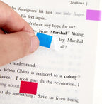 Sticky Tabs Notes Page Marker - 1000Pcs Transparent Pop Up Writable Colored Book Index Tab Repositionable File Flags Label Self Adhesive Divider Sticker for Notebook Office School Teacher Planner Memo