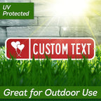 Custom Street Sign, Address Sign, 8 Colors, Reflective Option, Mounting Options, 6x24 Inch, Thick Rust-Free AlumaBond, Made in USA By My Sign Center (Iconic)
