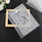 Large Stamp & Die Storage Pockets Resealable Clear Plastic Seal Bags Storage Case for Cutting Dies Stencil Album Stamp Crafts for DIY Scrapbooking Paper Card Craft Cutting Dies for Card Making