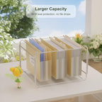 Extra Capacity Hanging File Folders, 3.15" Reinforced Wheat Straw Expanding Hanging Folder Letter Size, Heavy Duty for Filing Cabinets, File Organizer for Office & Home-Wheat Yellow-3 Pcs