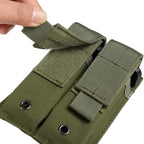 Tactical Single/Double Pistol Mag Pouch Outdoor Molle Open-Top Magazine Pouch for Glock M1911 92F