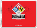 BookFactory Hazardous Material Log Book/Haz Mat Materials Tracking Logbook Journal / 11" x 8.5" (Made in USA)