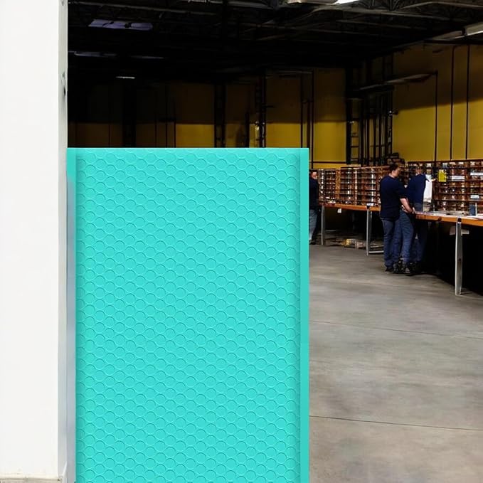 iMBAPrice 10.5x16 Inches Teal Color Polybubble Bag, 100-Pack Large Size #5 Self Seal Poly Bubble Mailers Padded Packing Envelopes (Total 100 Bags)