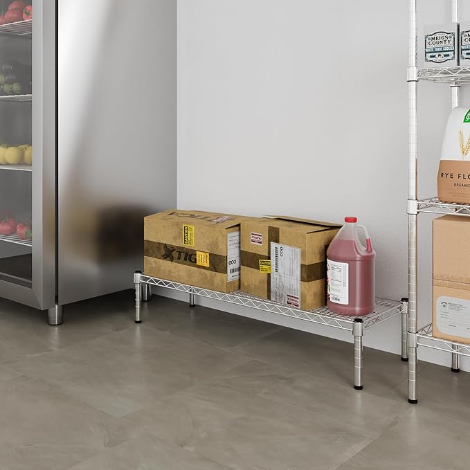 Regal Altair 14" Deep x 42" Wide x 8" Height 1-Tier Wire Shelving Kit | NSF Commercial Storage Rack Unit