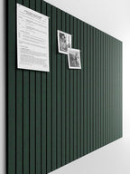Bumusty Large Felt Bulletin Board 48" x 36" Cork Board Alternative-12 Pack with 70 Safe Removable Adhesive Tabs, Cork Boards for Walls Cork Board for Home Office Classroom Pin Board (Aurora Green)
