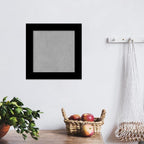 Amanti Art Black Framed Magnetic Board 15x15 X-Small Vision Board for use with Magnets, 100% Metal Sheet to Display Items as Office Decor or for Home Organization in mudroom, Kitchen or Kids Room